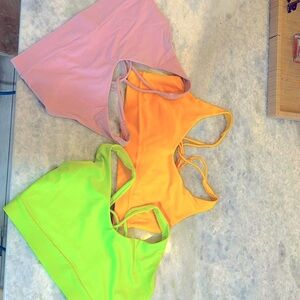 Athleta Solace Bras (set of 3)